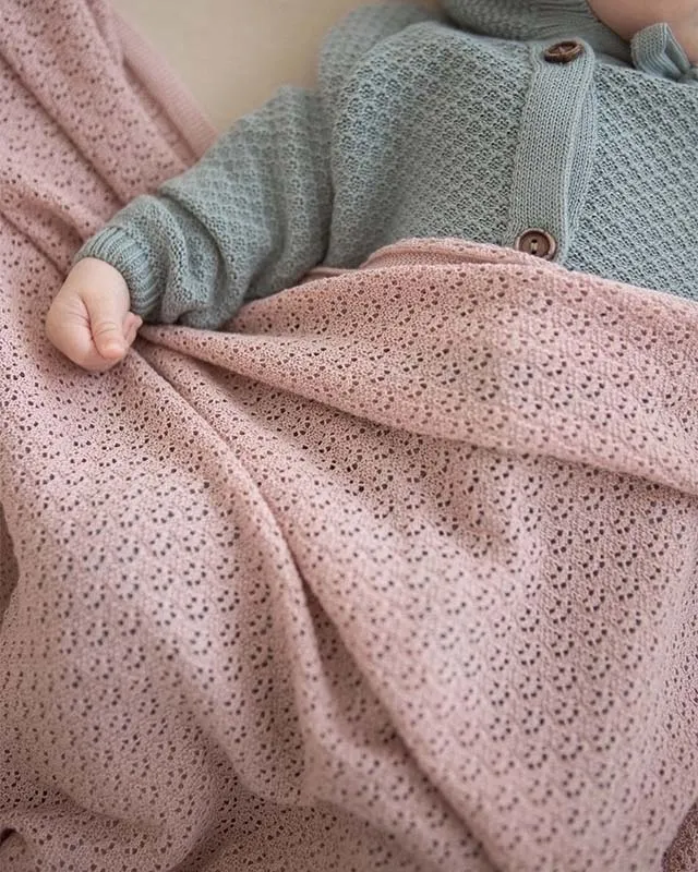 Плед-пеленка Loomknits ажурная