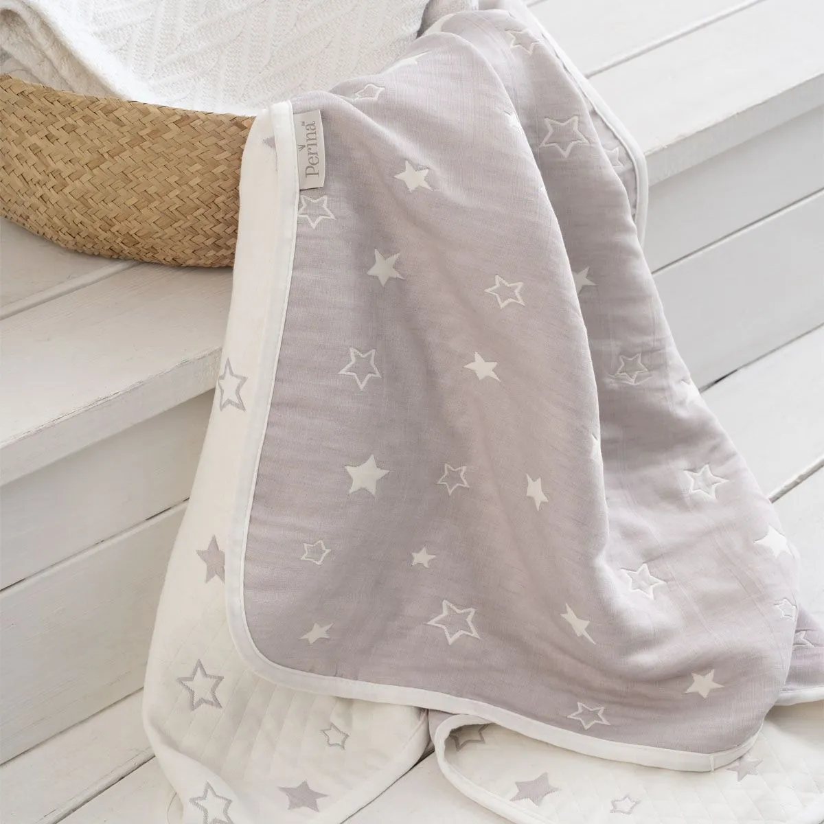 Плед для новорожденного Perina Звезды 110х80