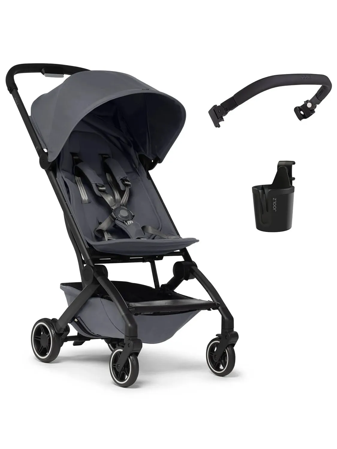Коляска прогулочная Joolz Aer+ с бампером и подстаканником