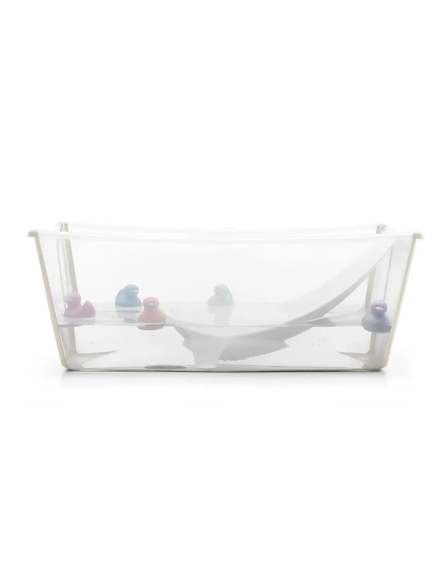 Ванночка с горкой Stokke Flexi Bath Bundle, Tub with Newborn Support Бежевый (Sandy Beige) 531512. Изображение 6
