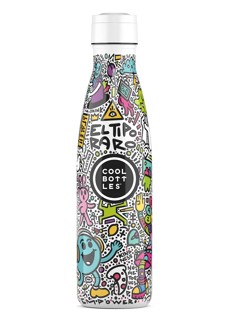 Термос-термобутылка Cool Bottles El Tipo Raro Positive Revolution 500мл CBB50PRE. Изображение 1