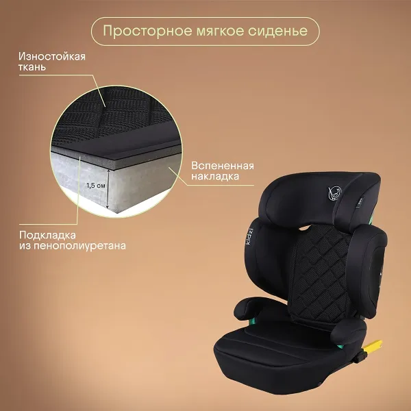 Автокресло 2/3 KIDZI ITIRO i-SIZE
