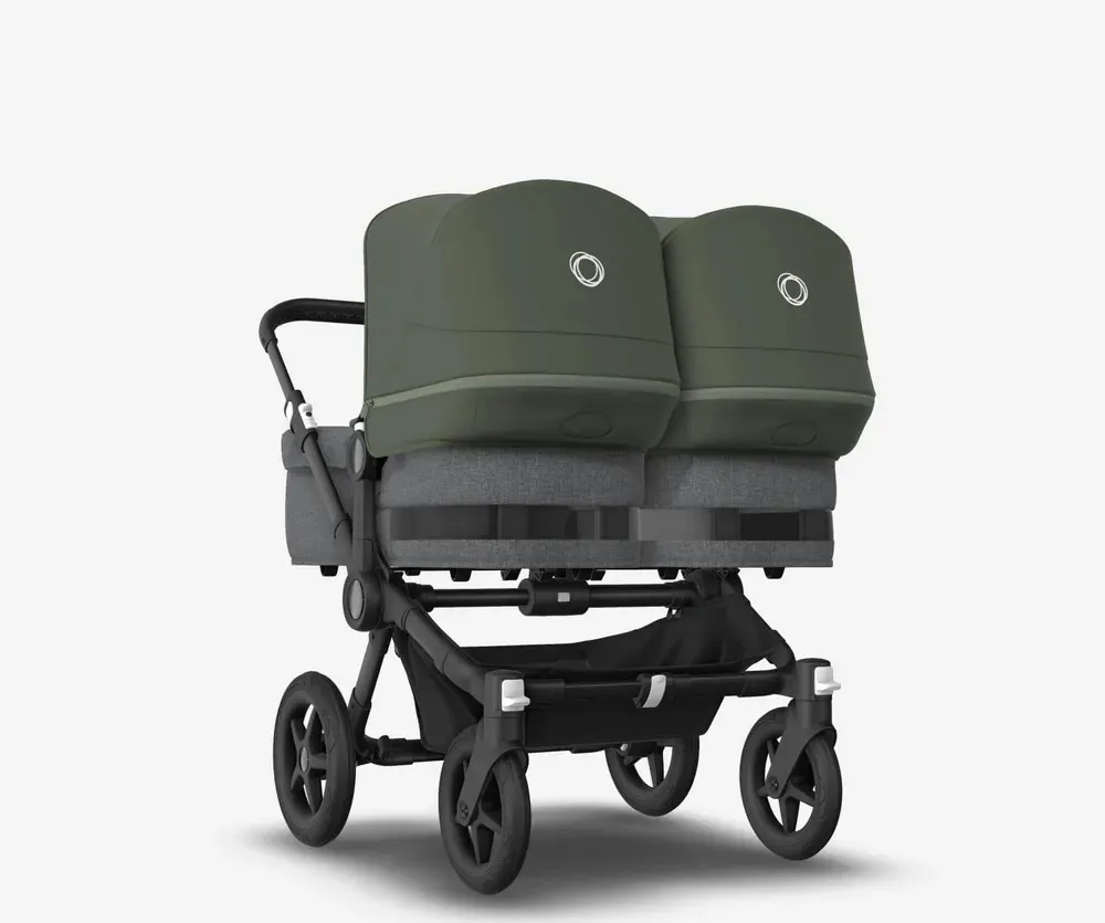 Коляска 2 в 1 Bugaboo Donkey5 Twin шасси Black