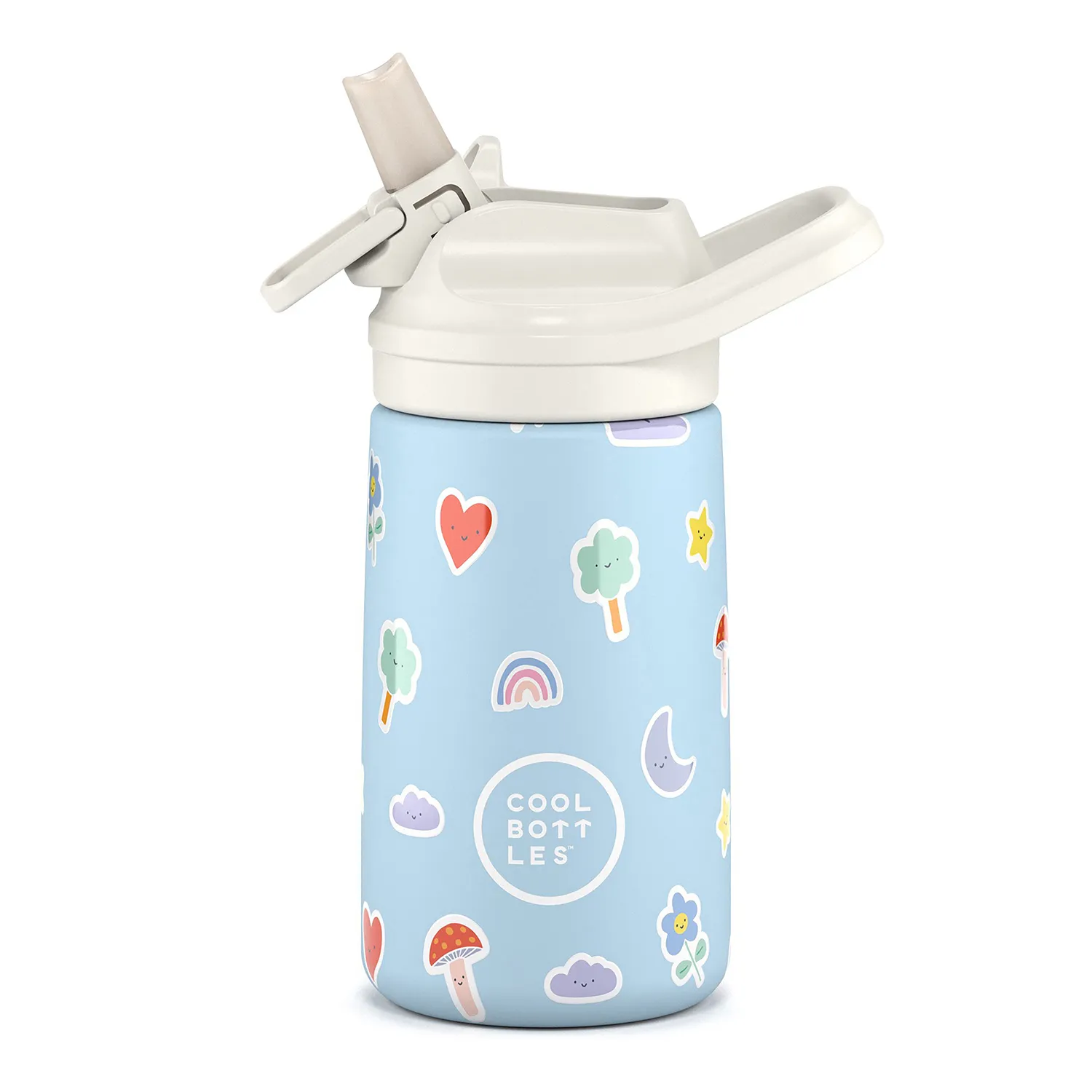 Термос-термобутылка Cool Bottles Kiddie Rainbow Clouds 350 мл