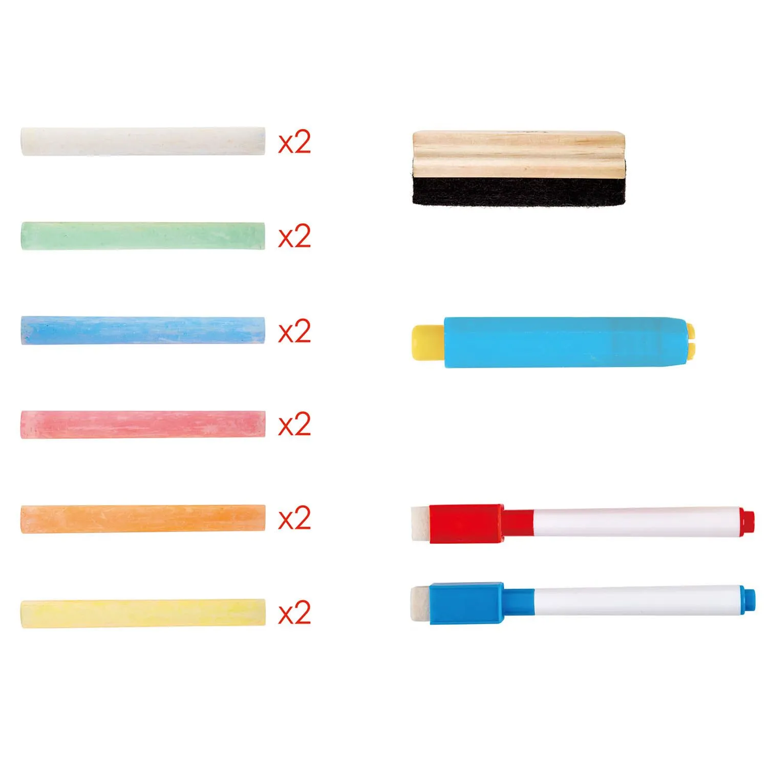 Мольберт HAPE двухсторонний складной для рисования E1062_HP