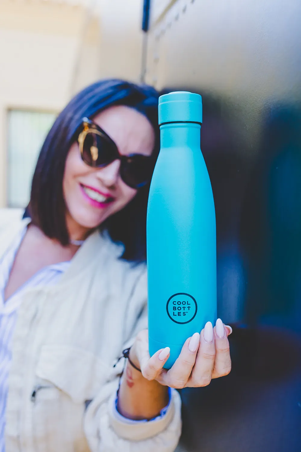 Термос-термобутылка Cool Bottles Vivid Turquoise 350 мл CB350VIT