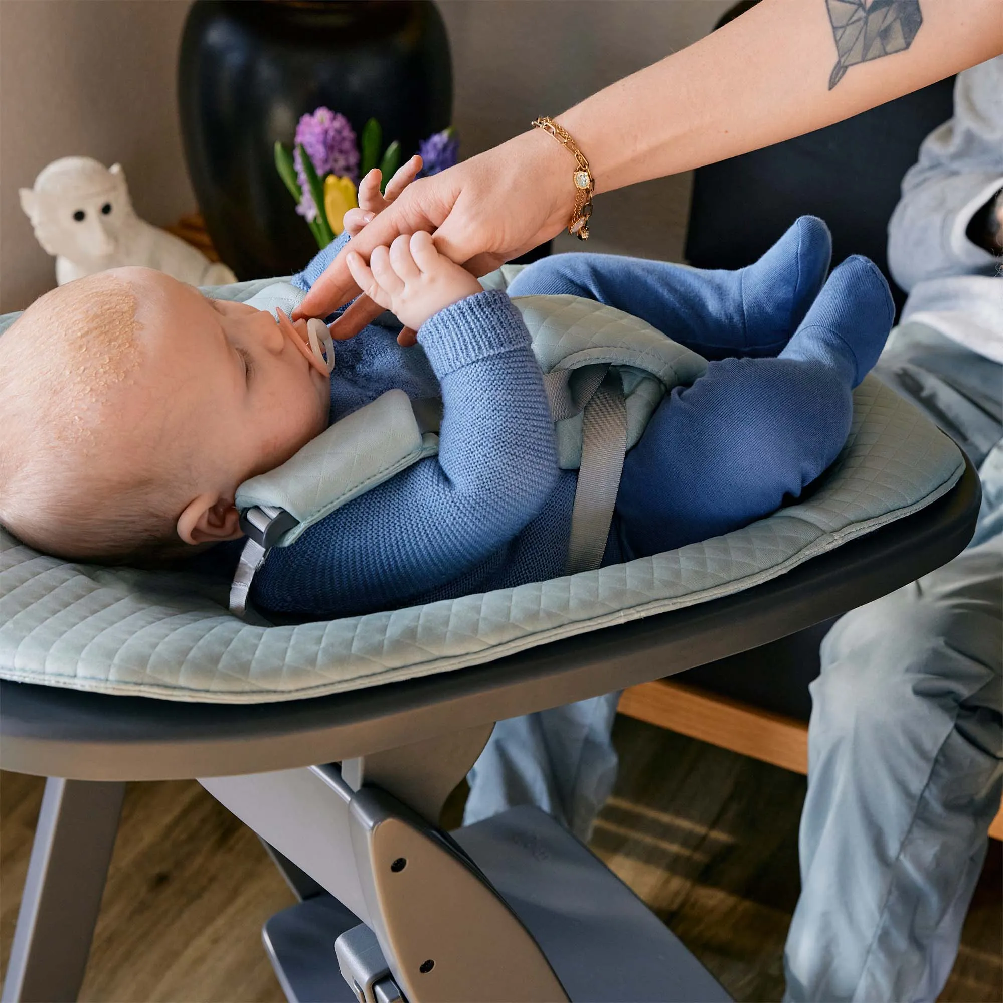 Сиденье Moji by ABC-Design Newborn для новорожденного в растущий стульчик Yippy