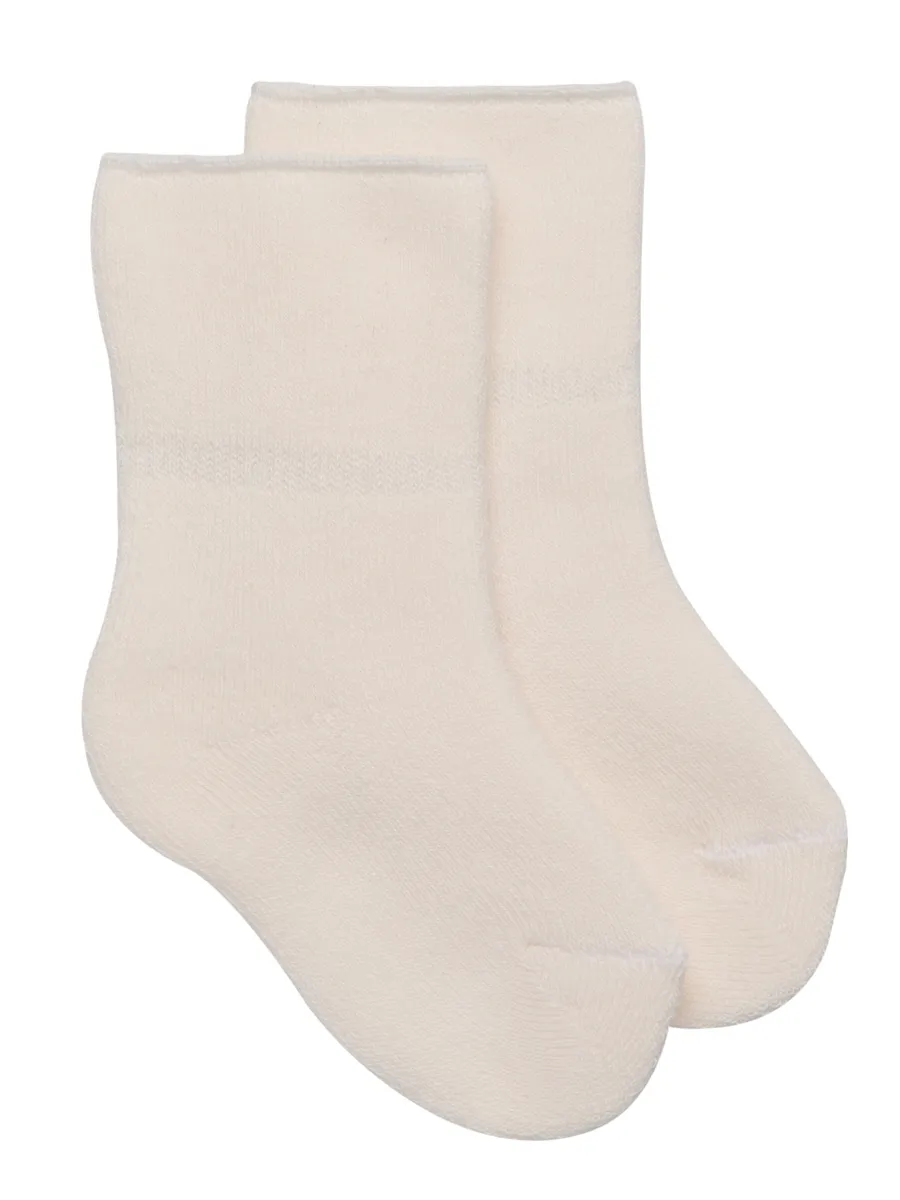 Носки детские махровые Mansita Mi, цв.молочный