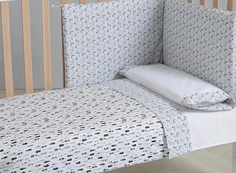 Бортики и покрывало 140х70 Micuna Indie TX-1732