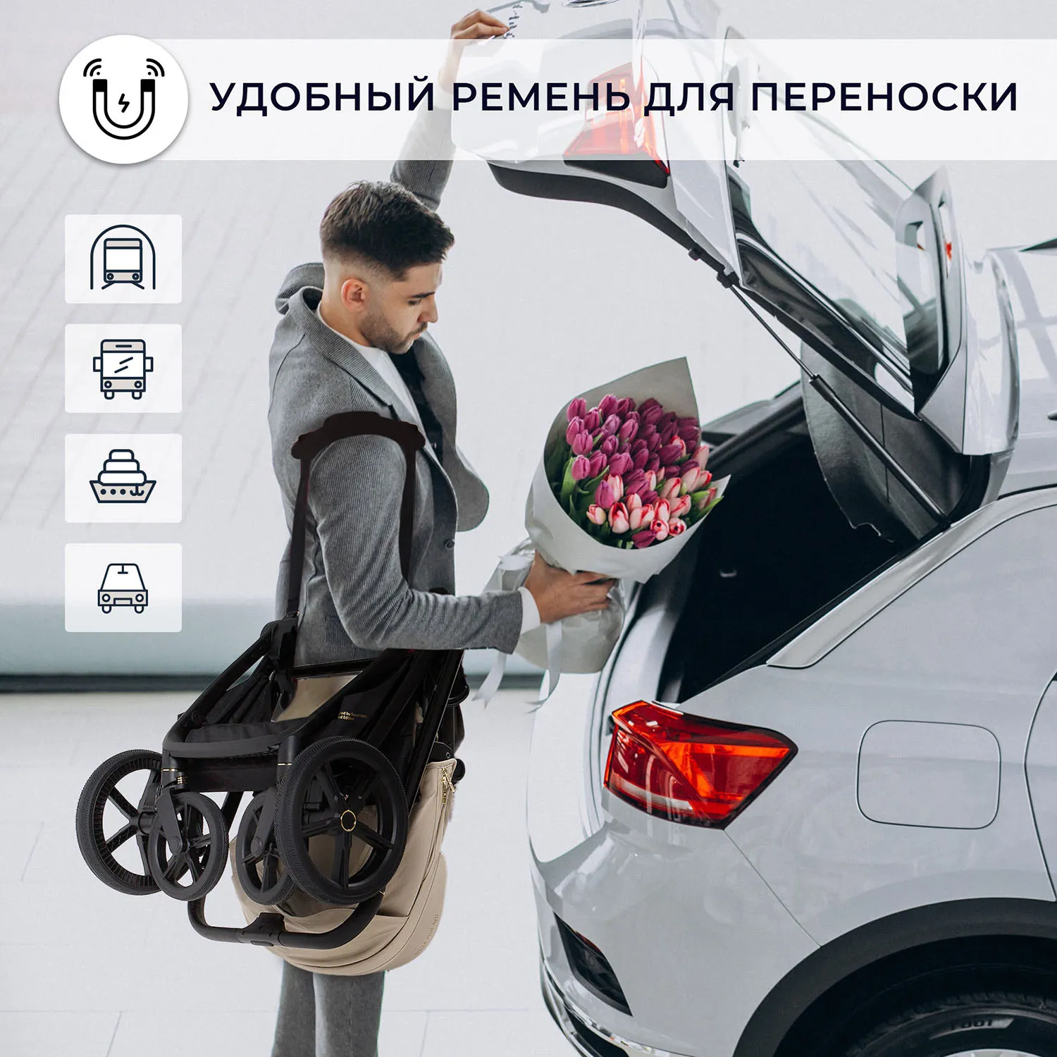 Коляска 3 в 1 Sweet Baby Stella Plus Neo