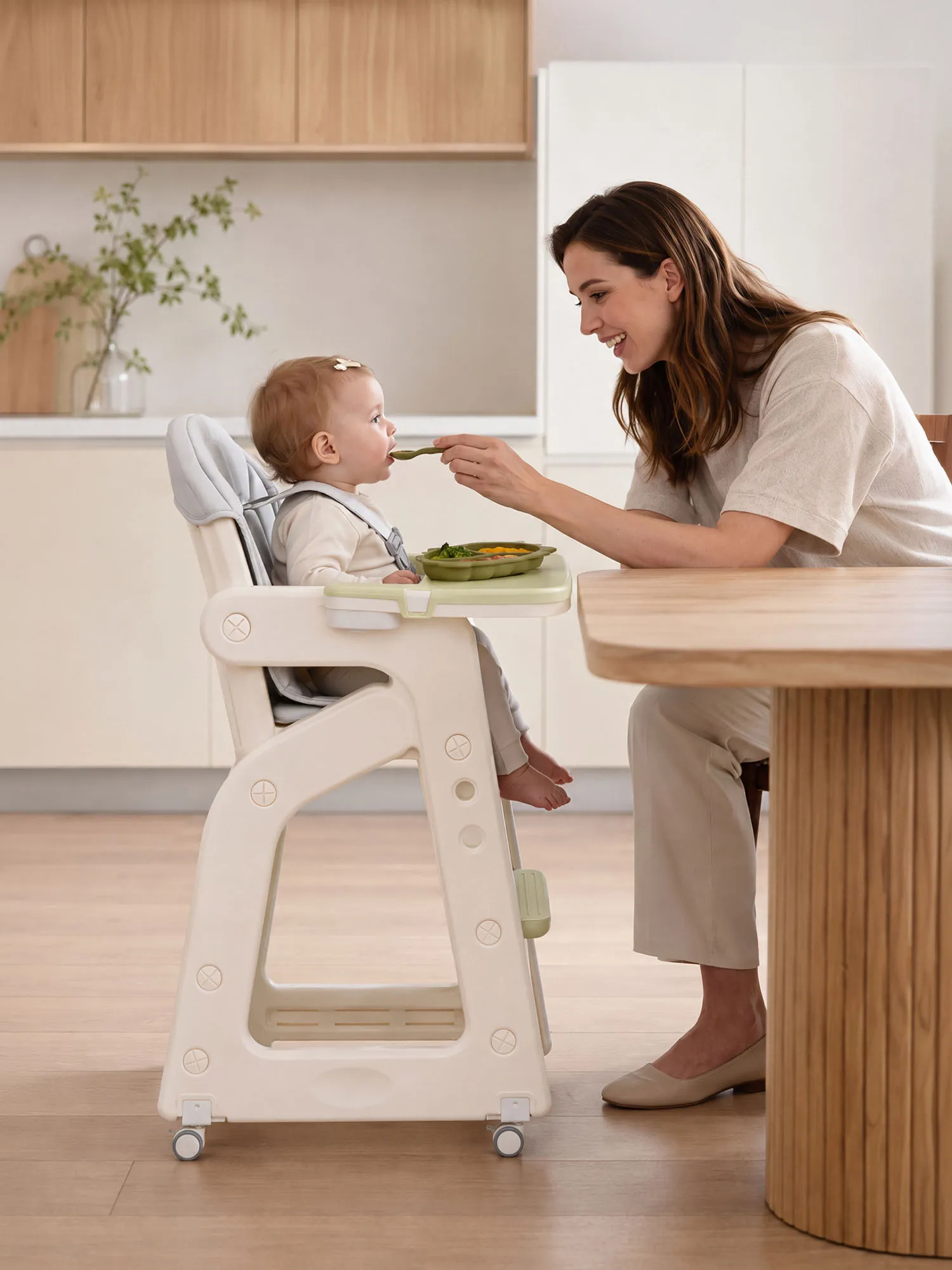 Стул для кормления UNIX Kids Basic Зеленый (Green) PHCBASICGN. Изображение 22