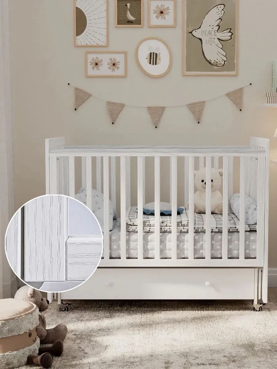 Кровать ANTEMI Classic Sleep Premium 120х60 с ящиком-маятником