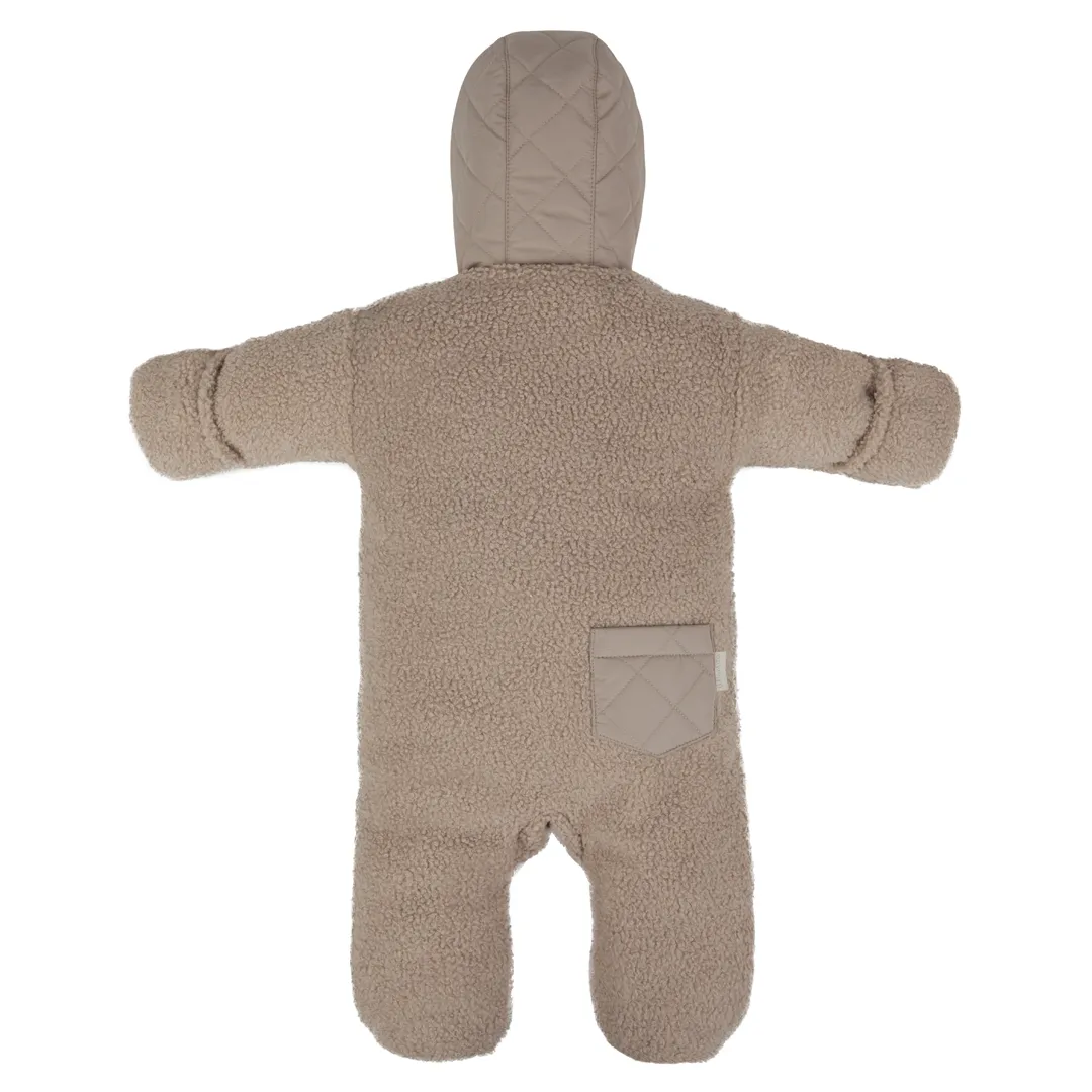 Комбинезон детский утепленный Mansita Teddy цвет темно-кремовый