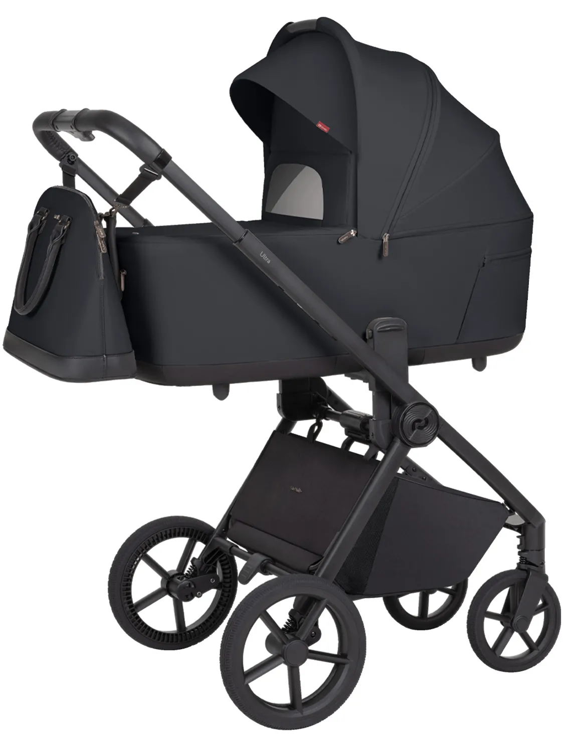 Коляска 2 в 1 CARRELLO Ultra F CRL-6557, черный (basalt black). Изображение 2