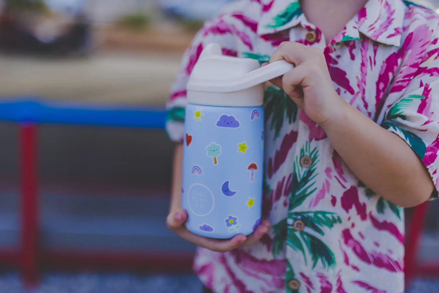 Термос-термобутылка Cool Bottles Kiddie Rainbow Clouds 350 мл