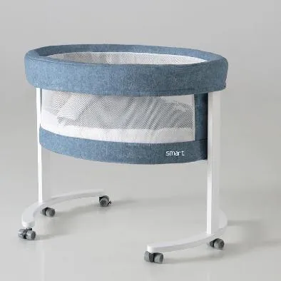 Самая изящная колыбелька для новорожденного - Micuna Smart Fresh MO-1456 на белом основании с LED-подсветкой