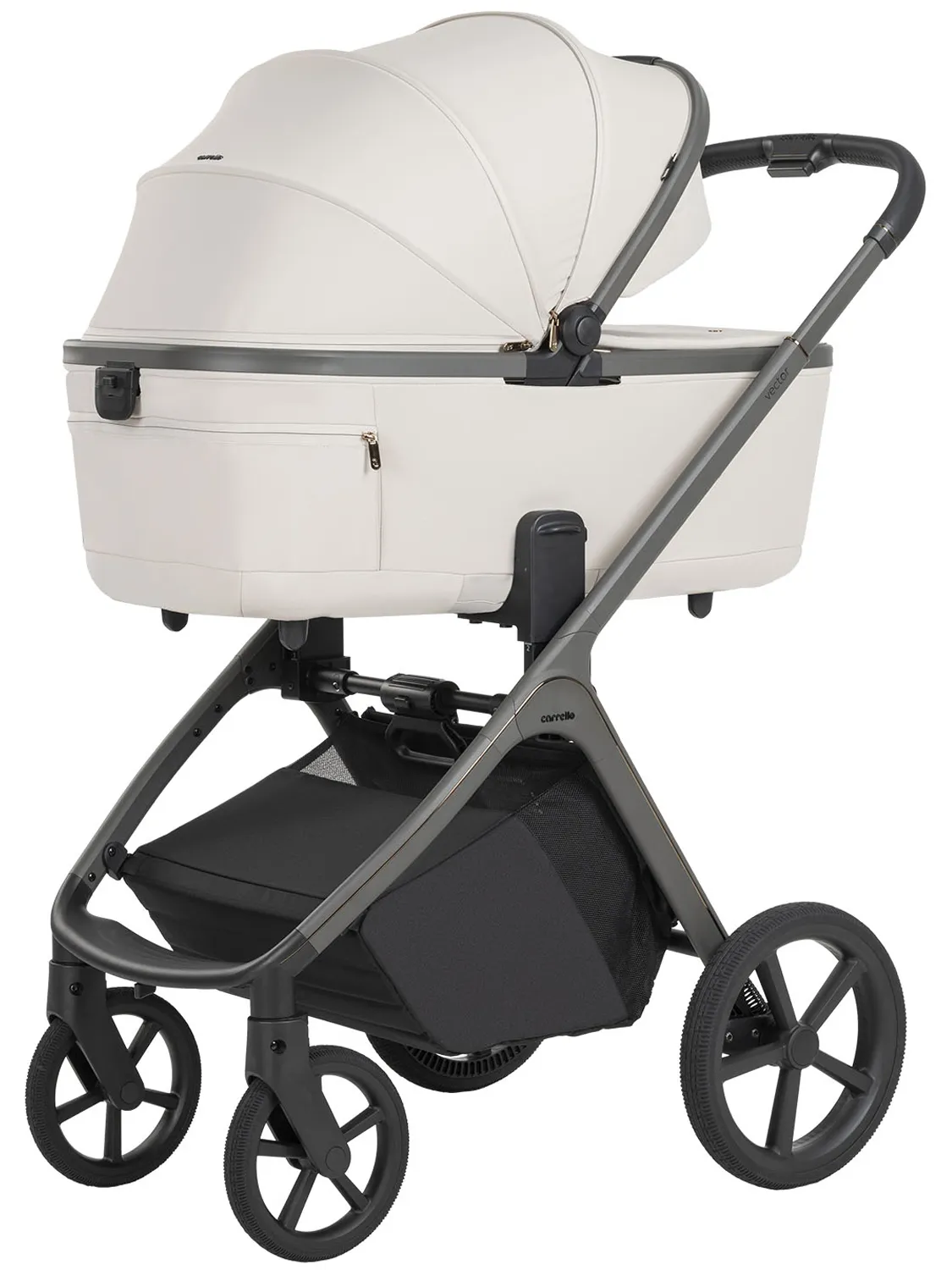 Коляска 2 в 1 CARRELLO Vector F CRL-6700, бежевый (zephyr beige). Изображение 3