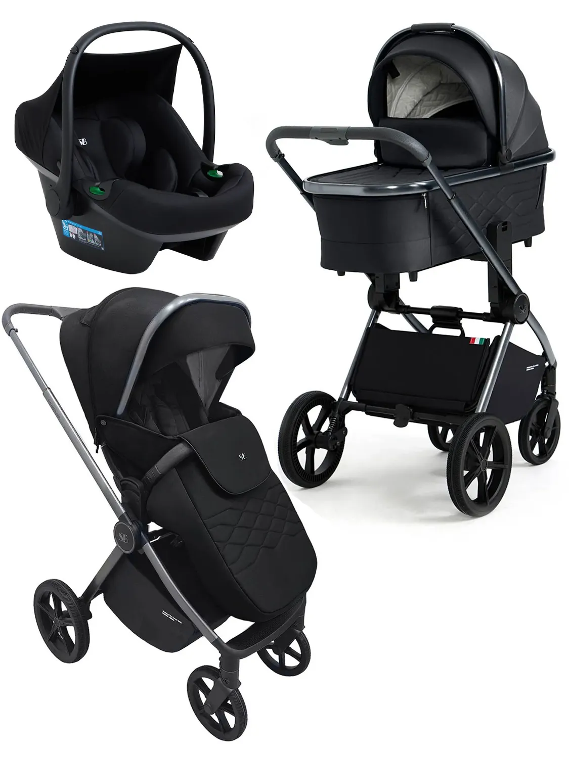 Коляска 3 в 1 Sweet Baby Elegante BRD