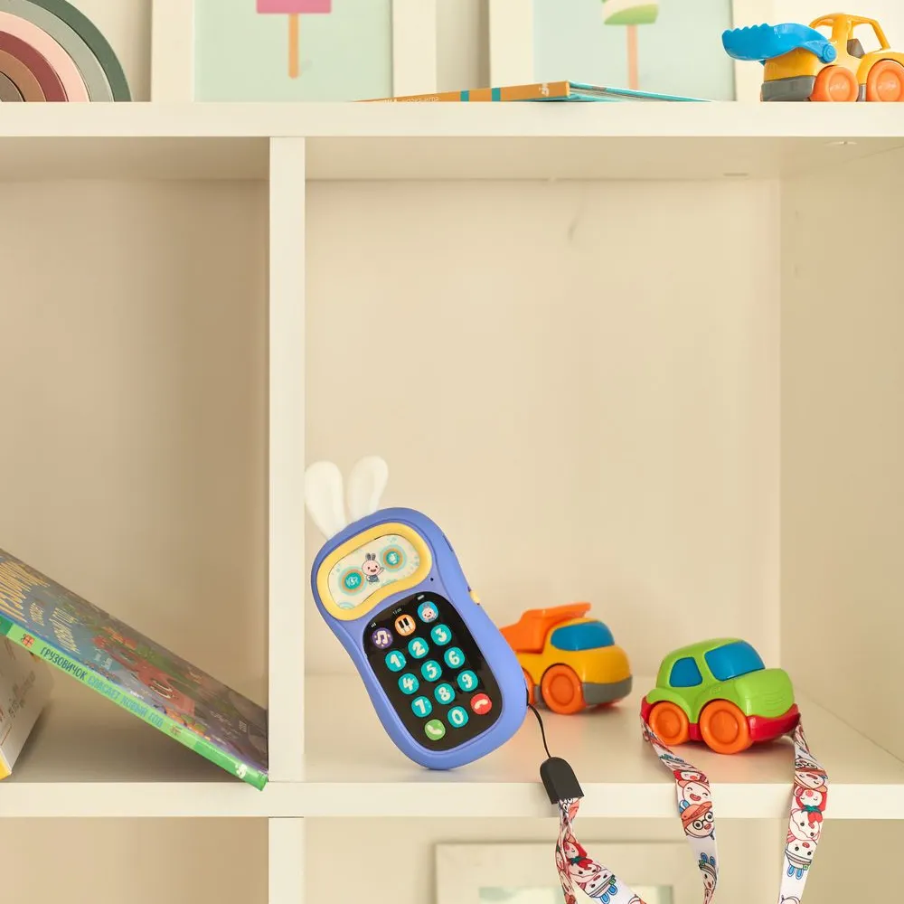 Интерактивная игрушка Alilo Телефон Ушастик-Лапочка P3 фиолетовый 60420