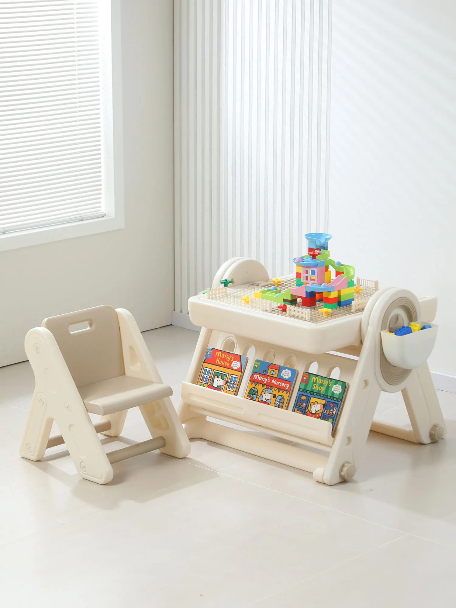 Стол со стульчиком 4 в 1 детский развивающий UNIX Kids Lego