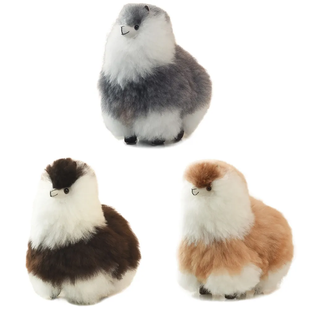 Игрушка мягкая ЛеРаРу Альпака уакайа Чуррос 20 см