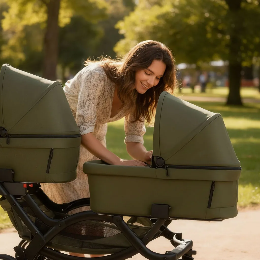 Коляска 2 в 1 для двойни ABC-Design Zoom 2