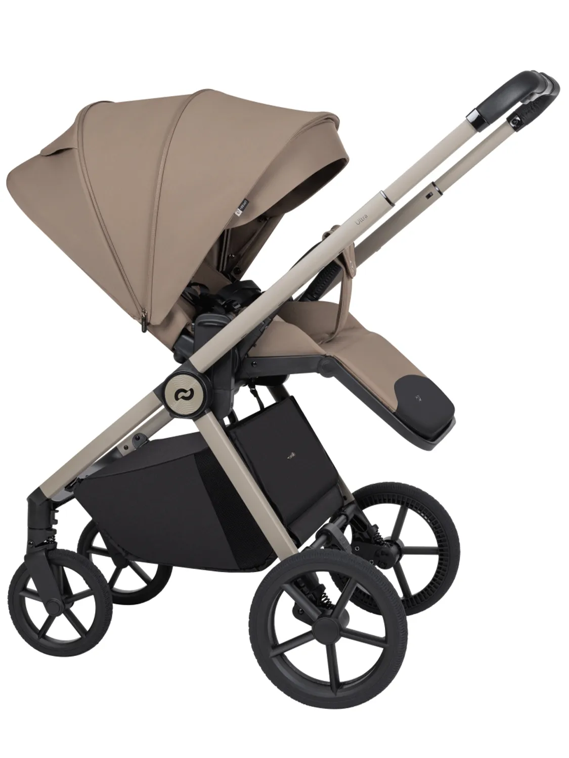Коляска 2 в 1 CARRELLO Ultra F CRL-6557, бежевый (vintage beige ). Изображение 21
