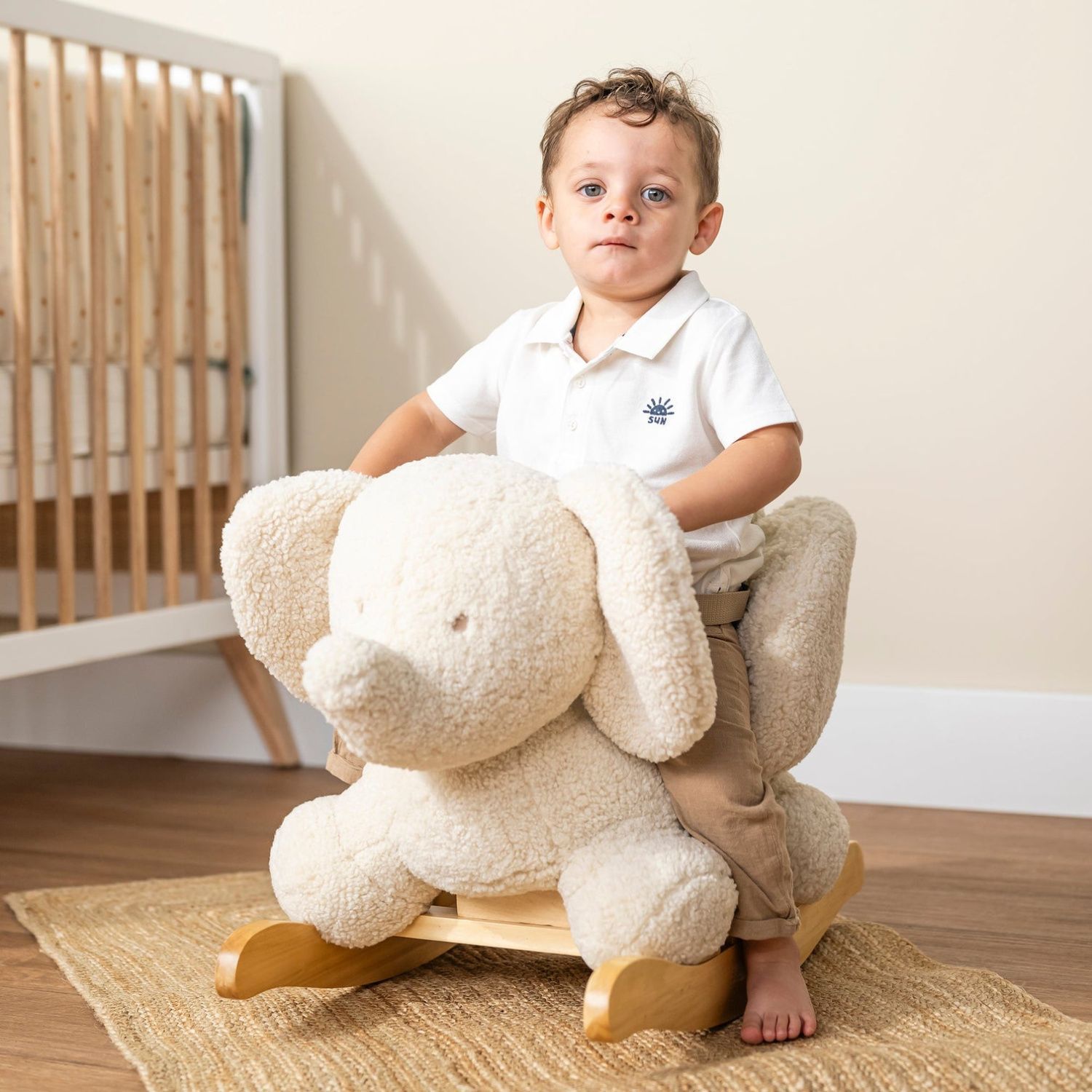 Качалка детская Nattou TEDDY Слоник ecru 544009