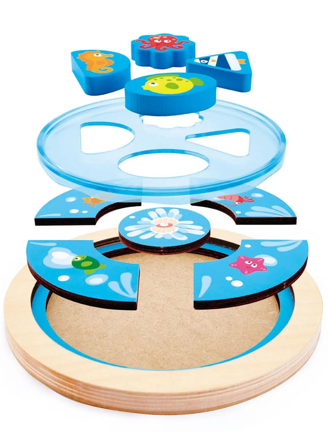 Вкладыши Hape «Глубоководные существа»‎  E1604_HP