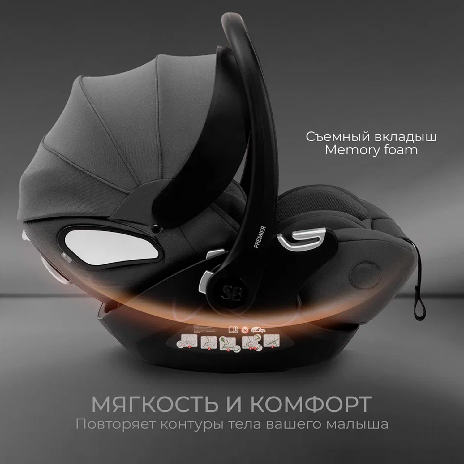 Автокресло 0+ Sweet Baby Premier WG06 Pro