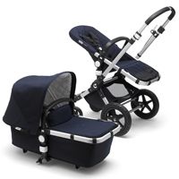 Коляска 2 в 1 Bugaboo Cameleon3 Plus (Бугабу Хамелеон 3 плюс) Classic Alu/Dark Navy 239157AA01