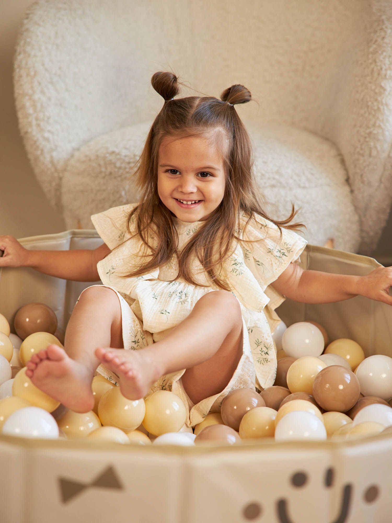 Бассейн сухой для шариков UNIX Kids Smile 100 см