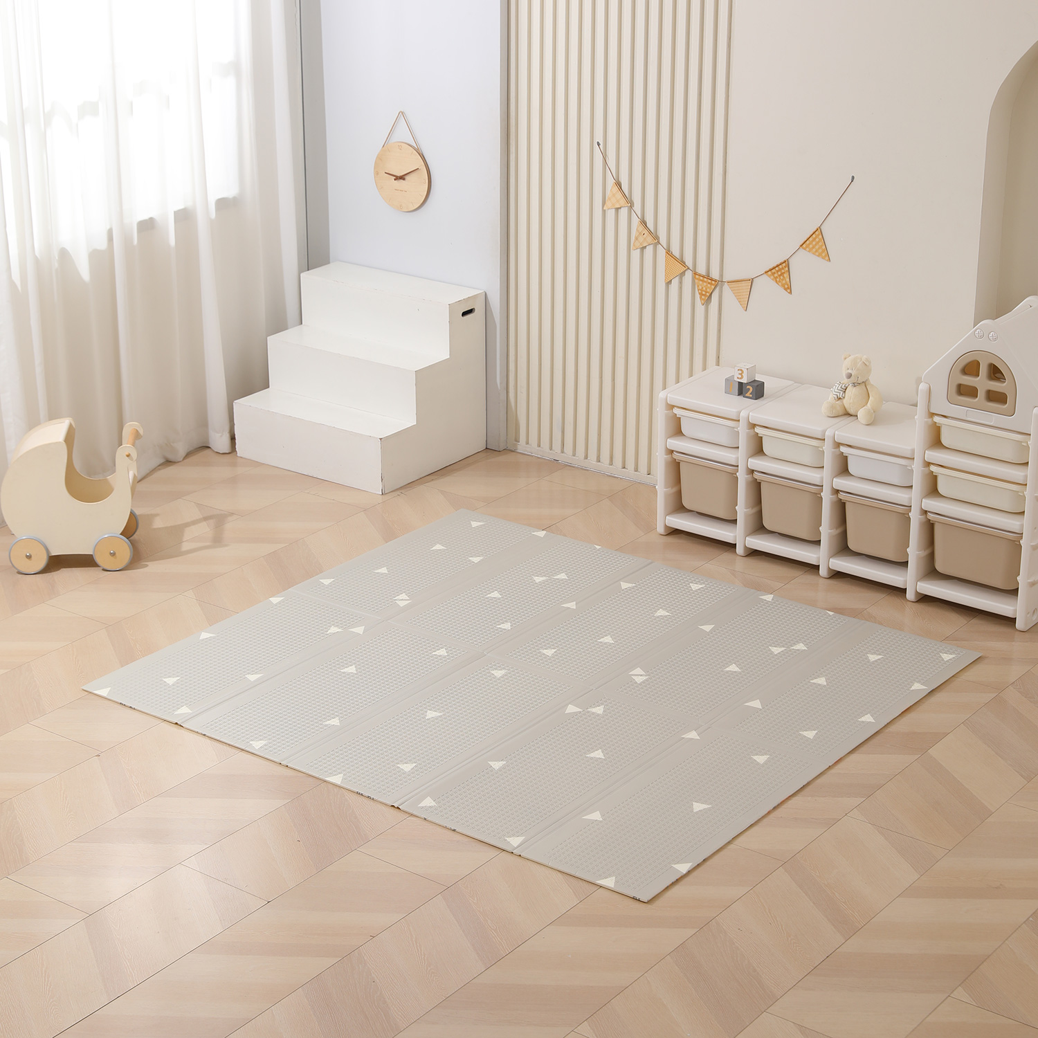 Коврик игровой складной UNIX Kids Simple 150x180 см