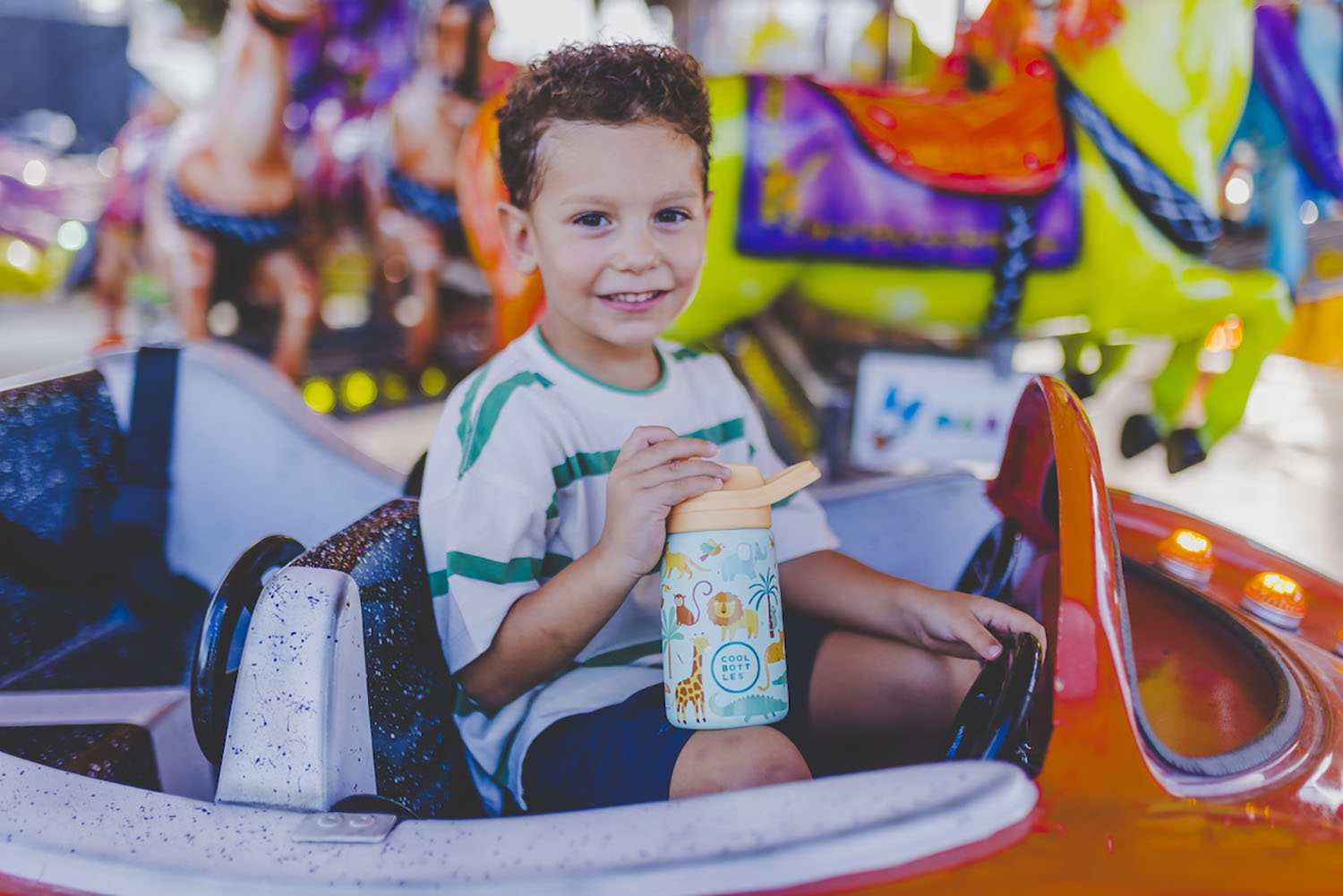 Термос-термобутылка Cool Bottles Kiddie Wild Crew 350 мл