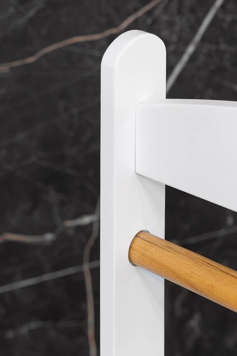 Вешалка детская  ANTEMI для одежды напольная белый/дерево Витрина