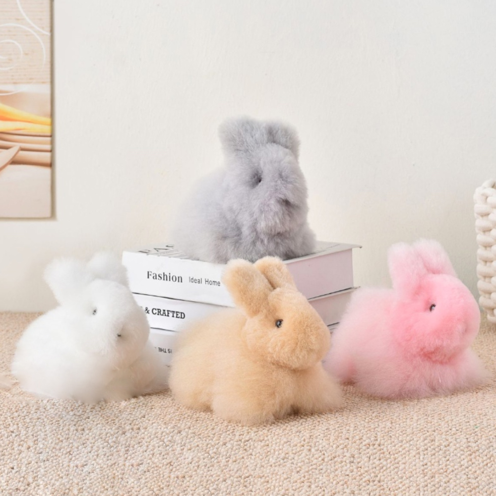 Игрушка мягкая ЛеРаРу Крольчонок Рыжик 13 см