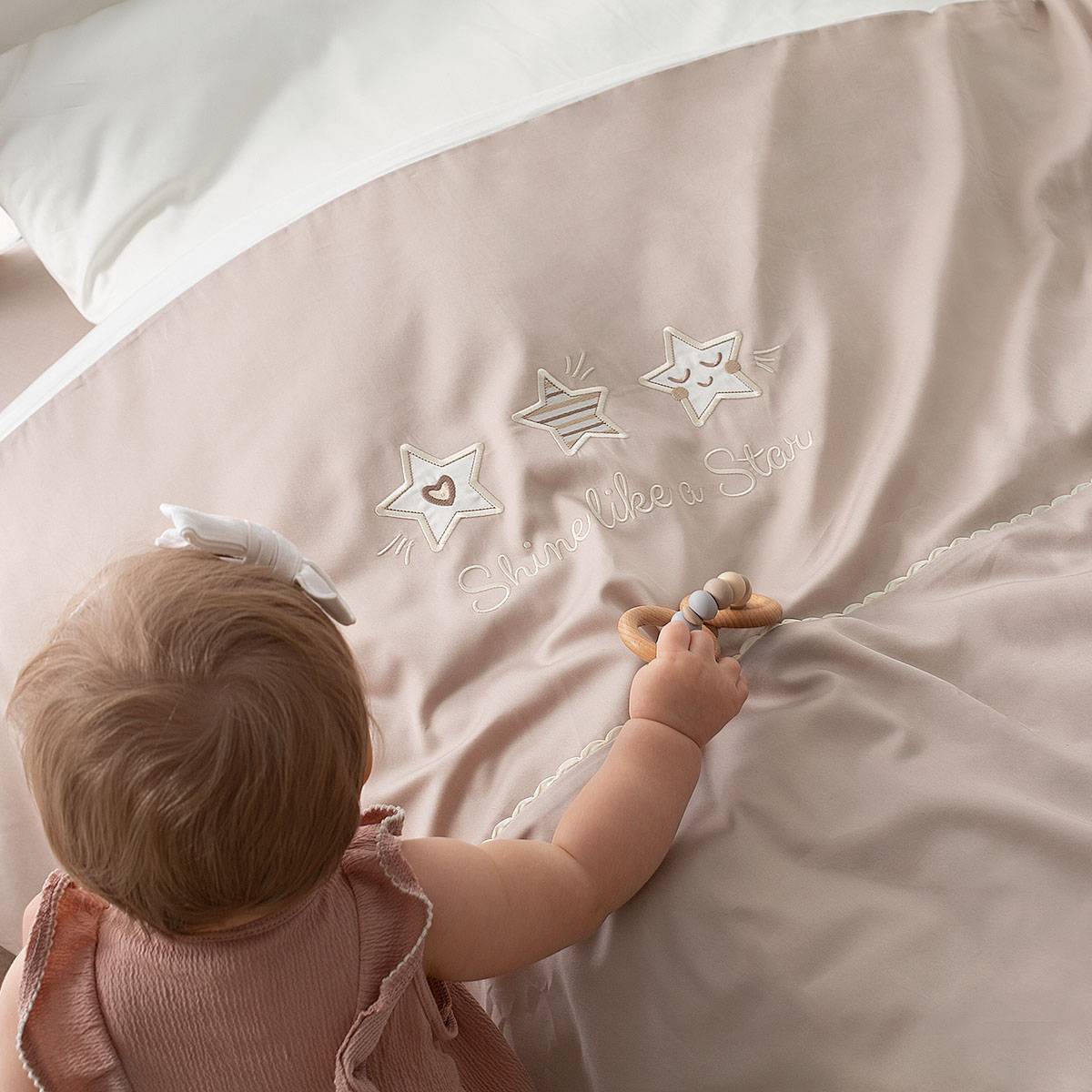 Постельное белье Perina Little Star Песочный 160х80 см 3 предмета