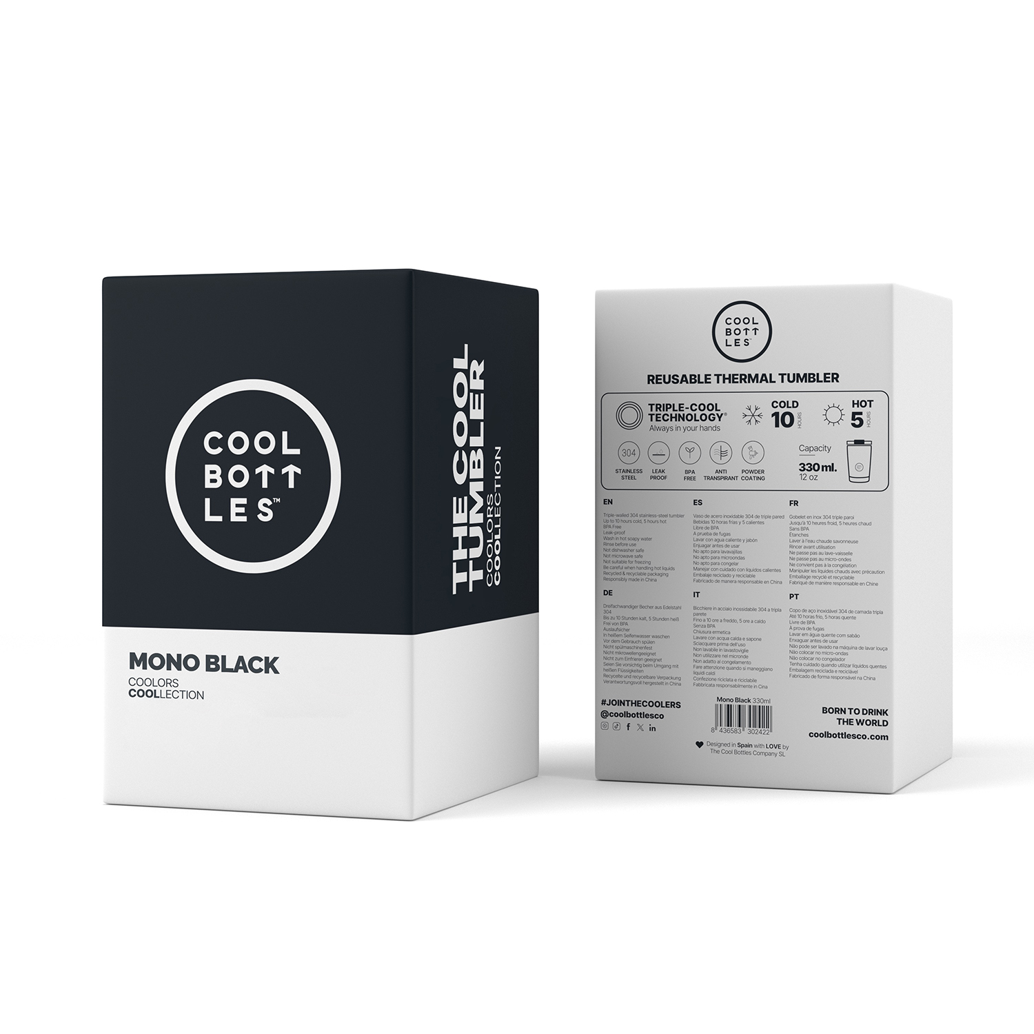 Термокружка Cool Bottles 330мл