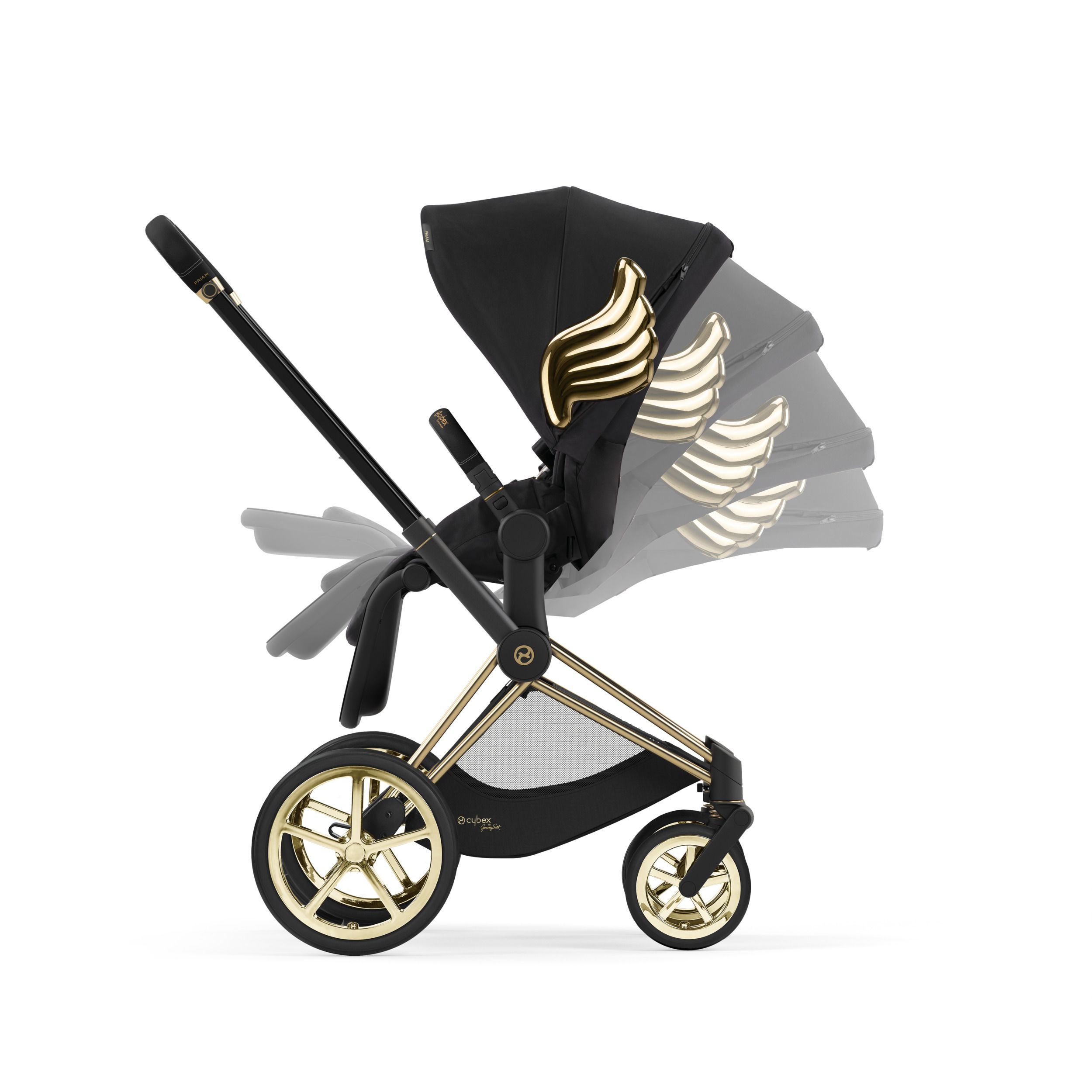 Коляска прогулочная Cybex Priam IV FE Jeremy Scott Wings