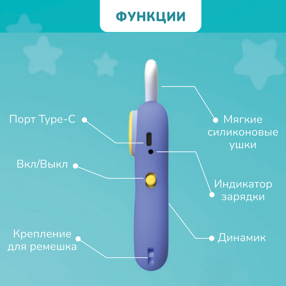 Интерактивная игрушка Alilo Телефон Ушастик-Лапочка P3