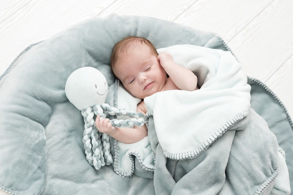 Мягкая музыкальная игрушка Nattou Soft Toy Lapidou Octopus