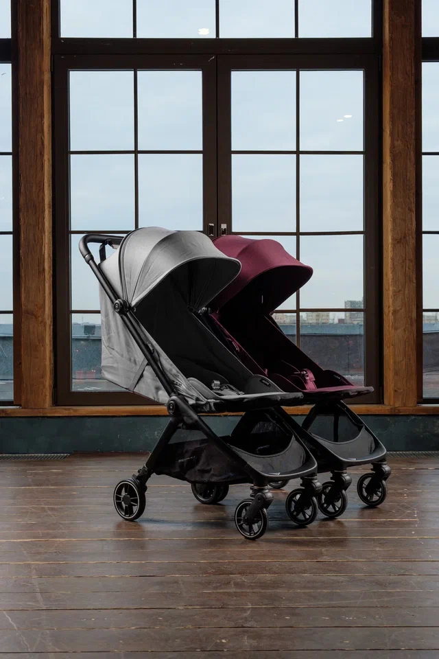 Коляска прогулочная для двойни Bumprider Connect.mini (без бамперов)