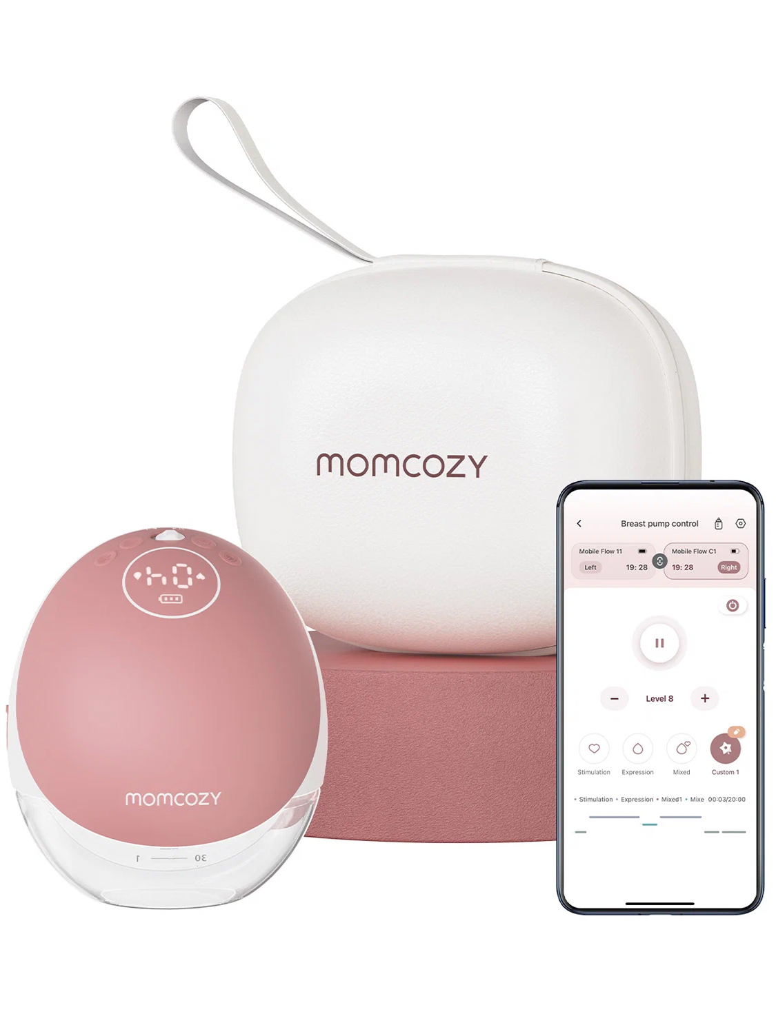 Молокоотсос Momcozy беспроводной портативный электрический BP223 2 шт.