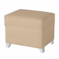 Пуф Micuna (Микуна) для кресла-качалки Foot rest white/beige искусственная кожа