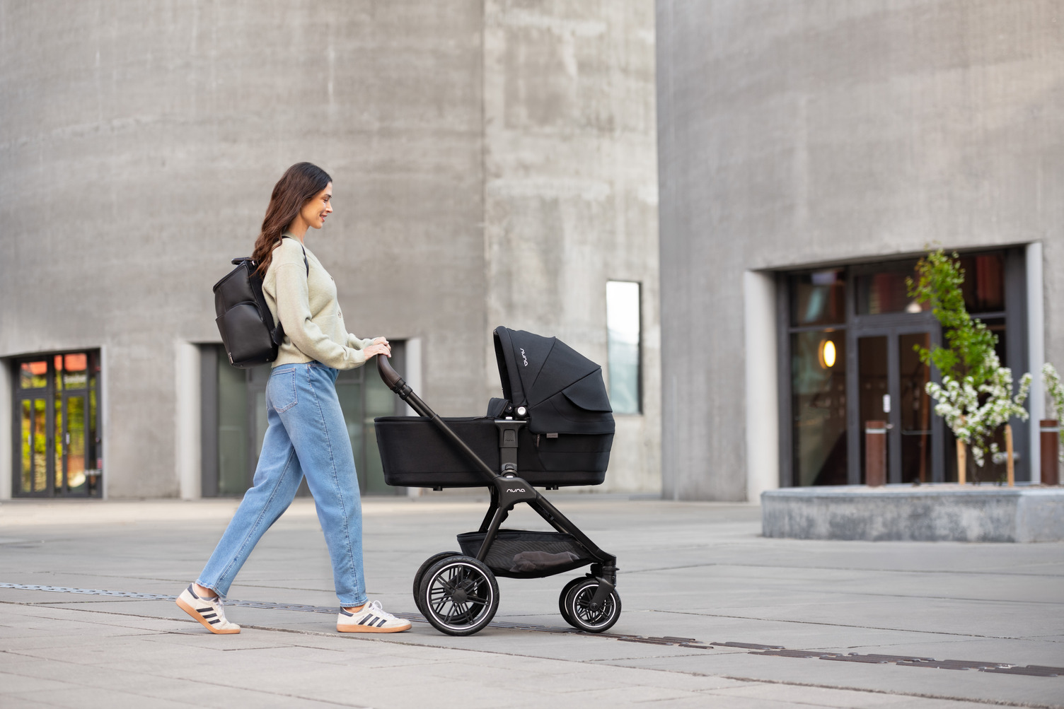 Коляска 2 в 1 Nuna TRIV LX AS с зимним комплектом