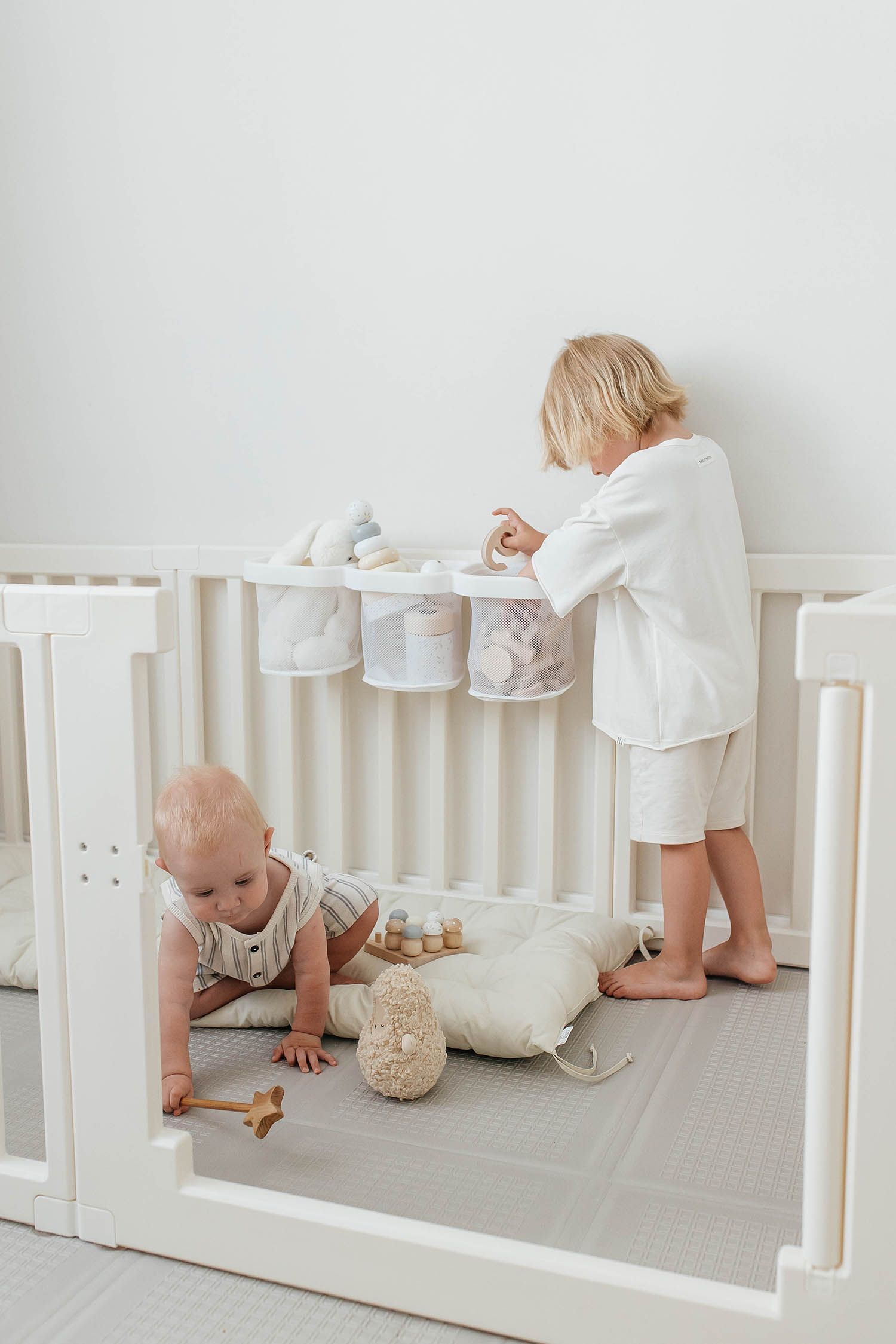 Органайзер для хранения подвесной UNIX Kids White с тремя отделениями универсальный PPBH3W