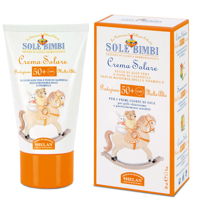 Крем HELAN солнцезащитный с очень высоким фактором защиты SPF 50+   50мл 41СА