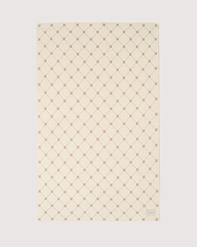 Плед детский LoomKnits Бежевый Ромб 80х120 см LW24-3115-002-80/120