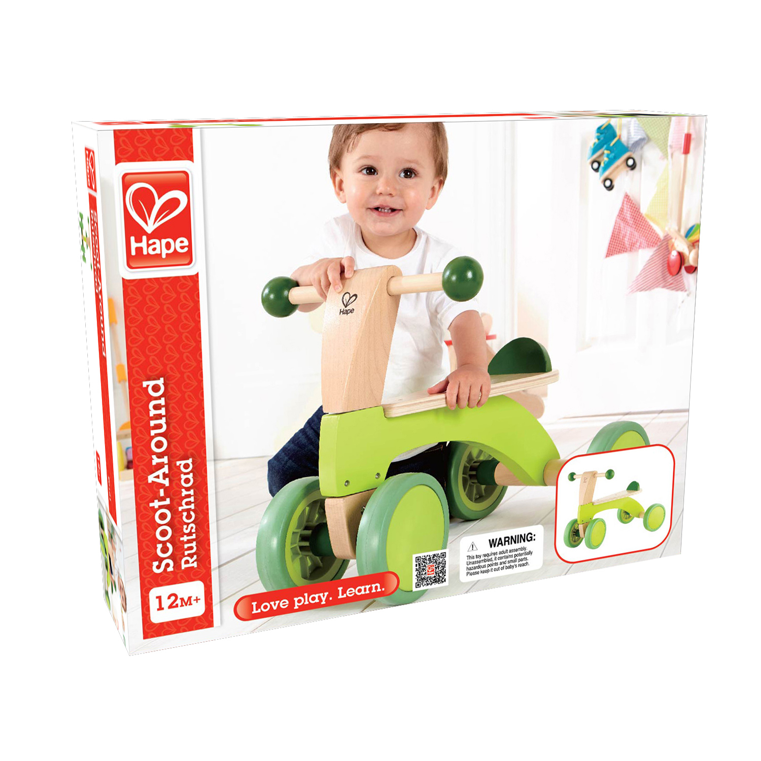 Скутер-каталка Hape «Ралли»