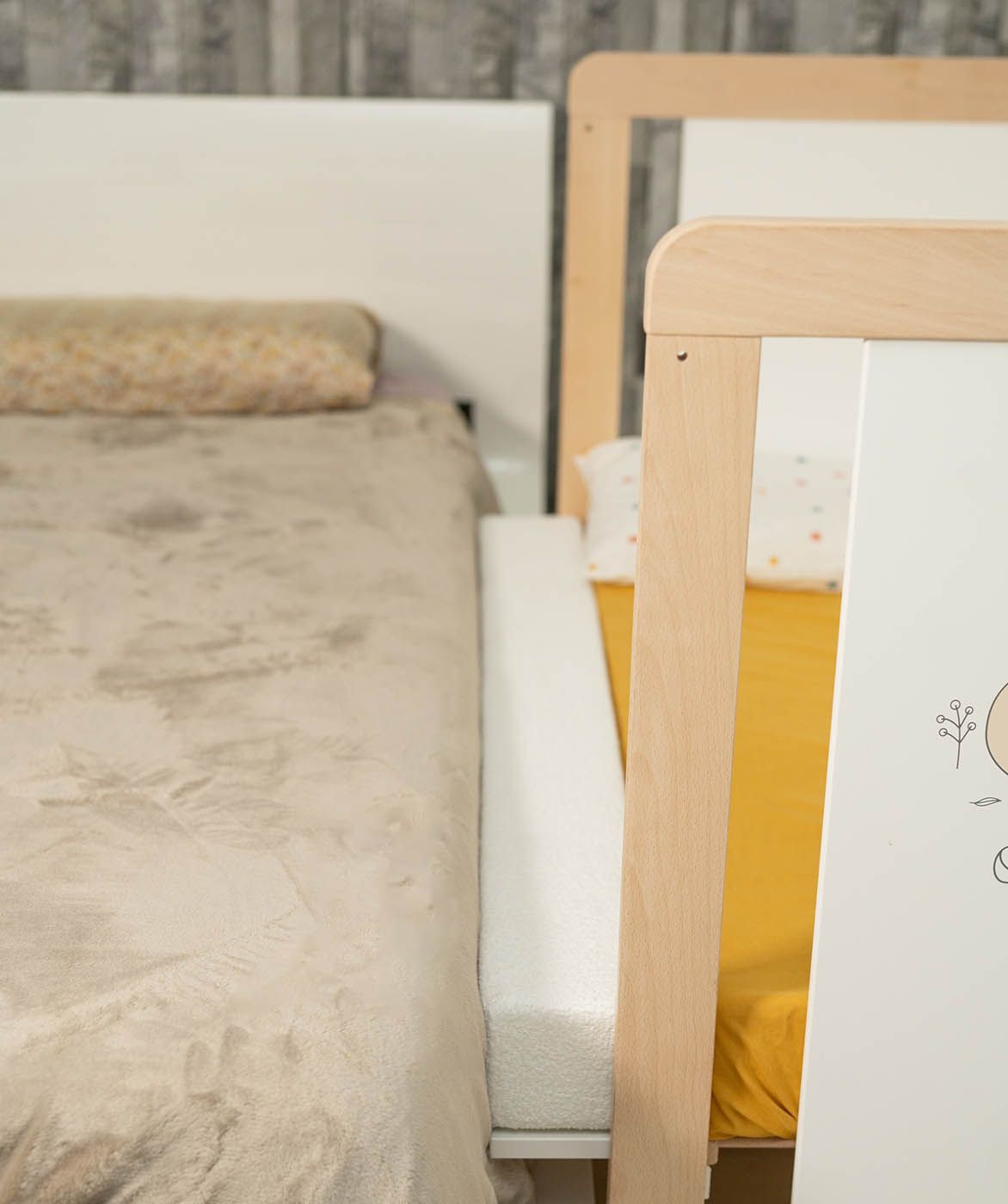 Дополнительная опция Micuna Cosleeping для крепления к родительской кровати с соединительной планкой CP-2007